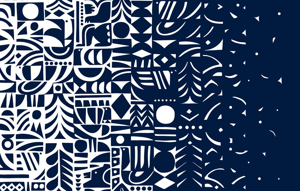 YÅ¡n Varjo 23325X by Marimekko - Designer Wallcoverings and Fabrics