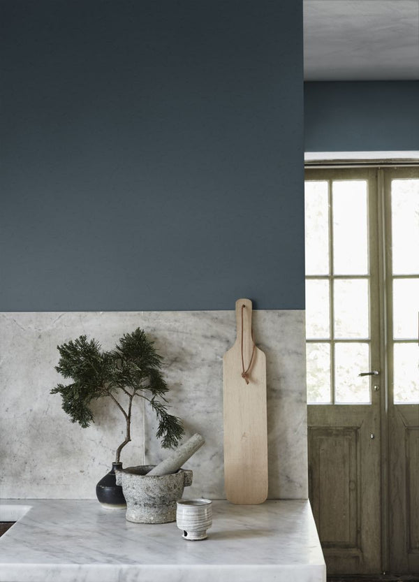 Washi dark blue Wallcovering | Sandberg