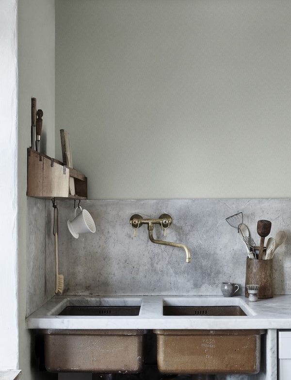 Sashiko light green Wallcovering | Sandberg