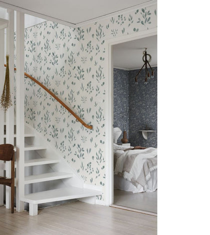 Belle - Ocean Blue Wallcovering | Sandberg