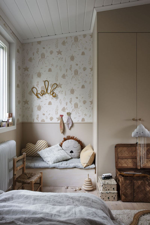 Della - Coral Wallcovering | Sandberg