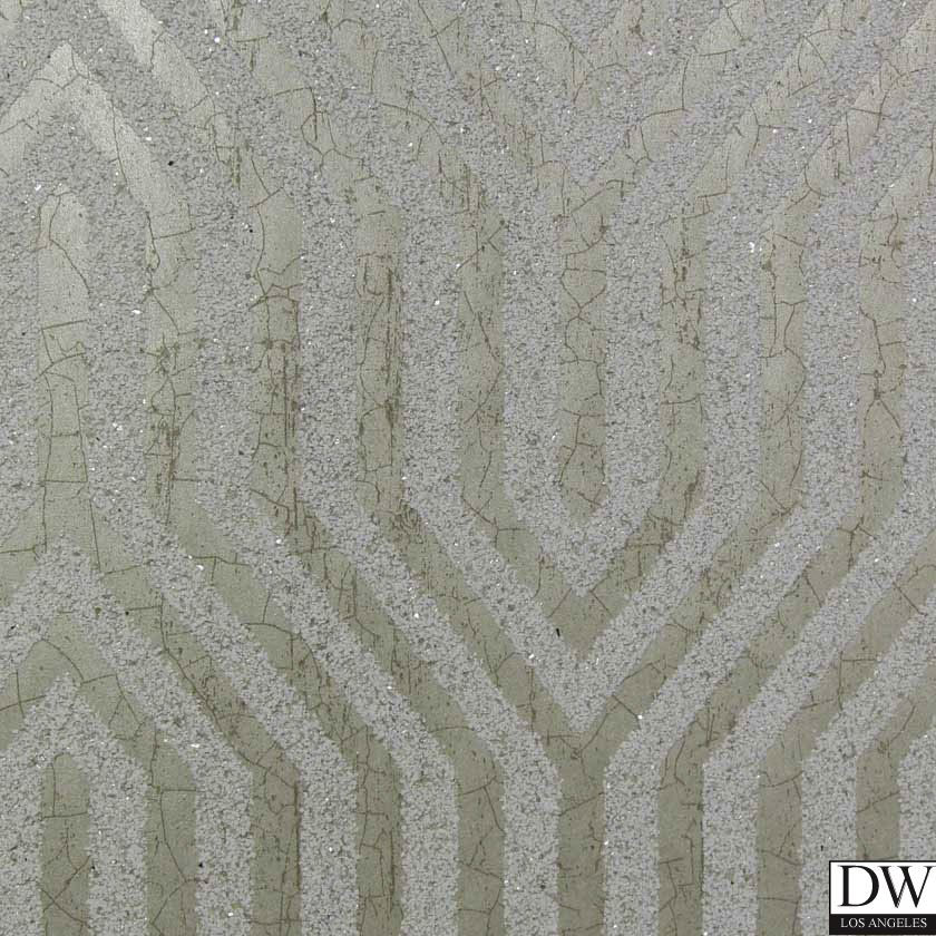 Bella Napoli Modern Lattice Mica Wallpaper | Phillipe Romano