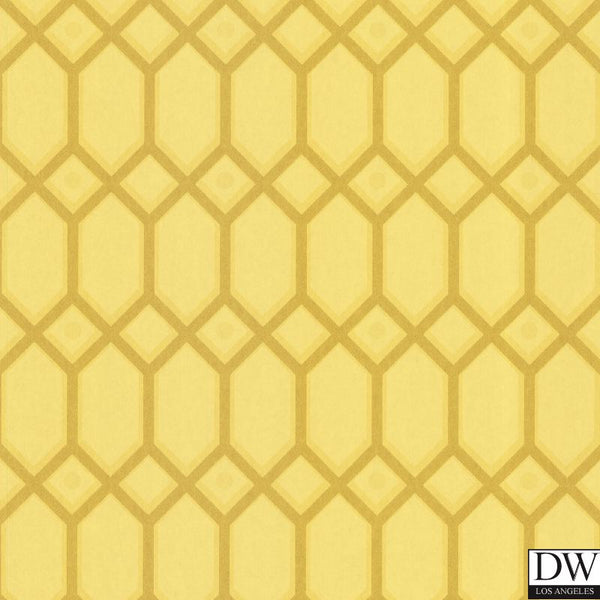 Yellow Ironwork Wallpaper