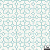 Maze Turquoise Tile Wallpaper