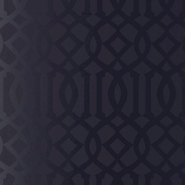 Imperial Trellis - Onyx Gloss | Schumacher