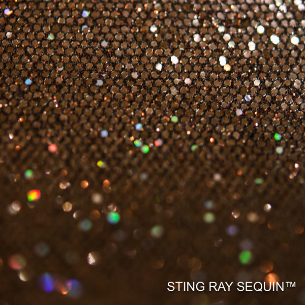 Sting Ray Sequin - Bronze Multi | Glitter Walls