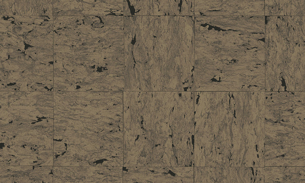 Evora Block Real Cork Wallcovering