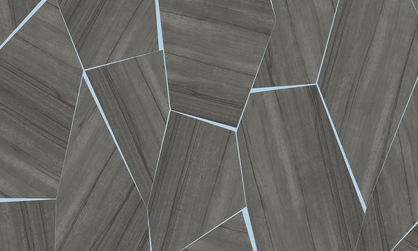Sections Contemporary Real Walnut Wood Wallcovering