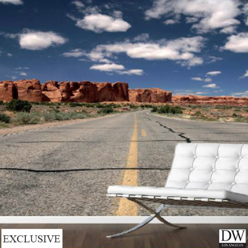 On the Road Again Wallmural