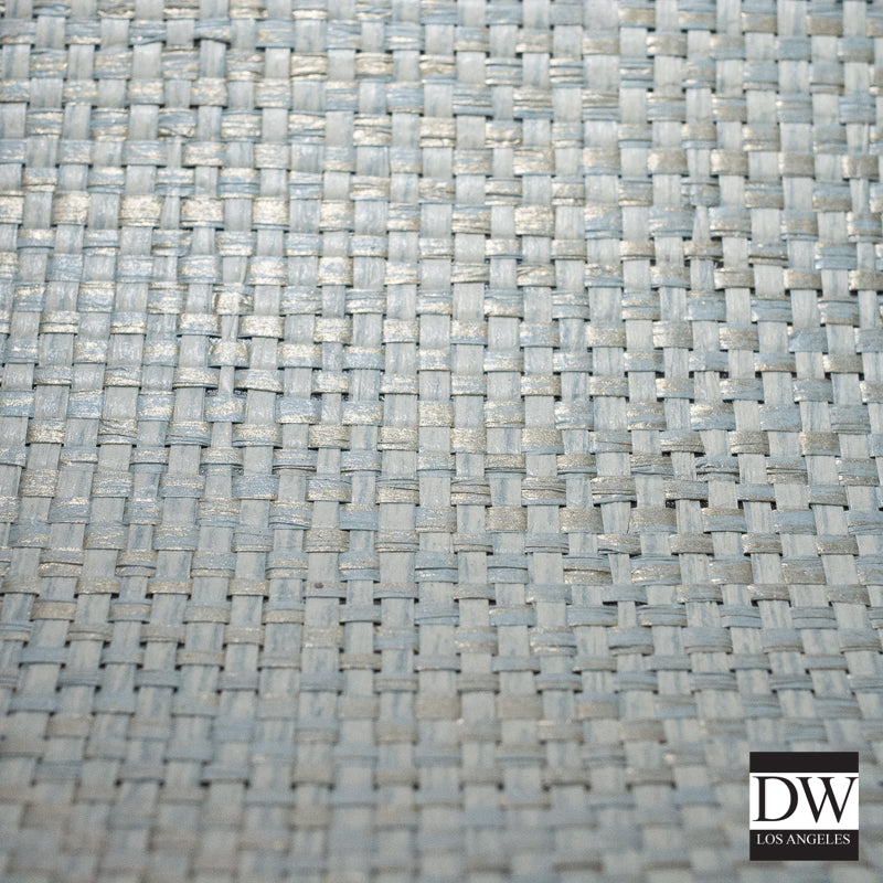 Topanga Canyon Metallic Natural Wallpaper | Phillipe Romano