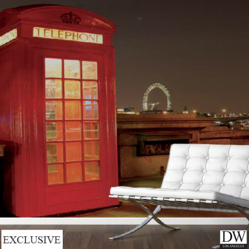 London Calling Phone Booth Wallmural