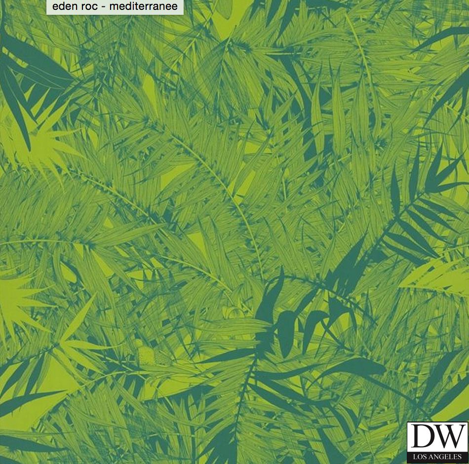 Saint Germaine Palm Leaf Wallpaper