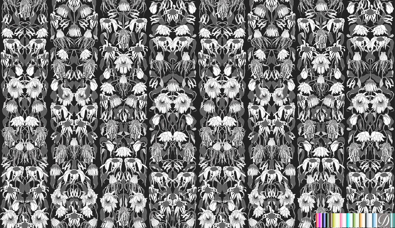 Withered Flowers "A" Wallpaper by Studio Job
