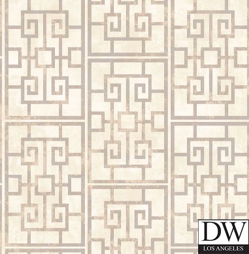 Oshima Faux Finish Greek Key Wallpaper