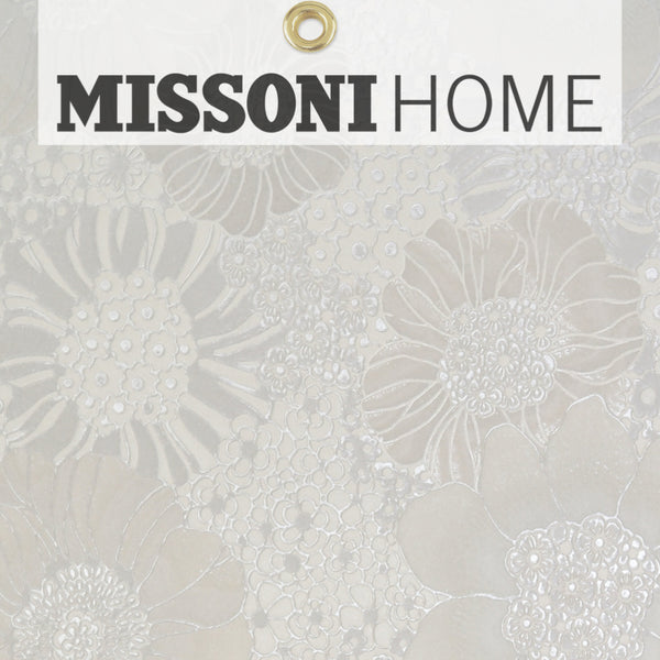 Missoni Home Anemones Wallpaper - Pearl/Silver/Multi
