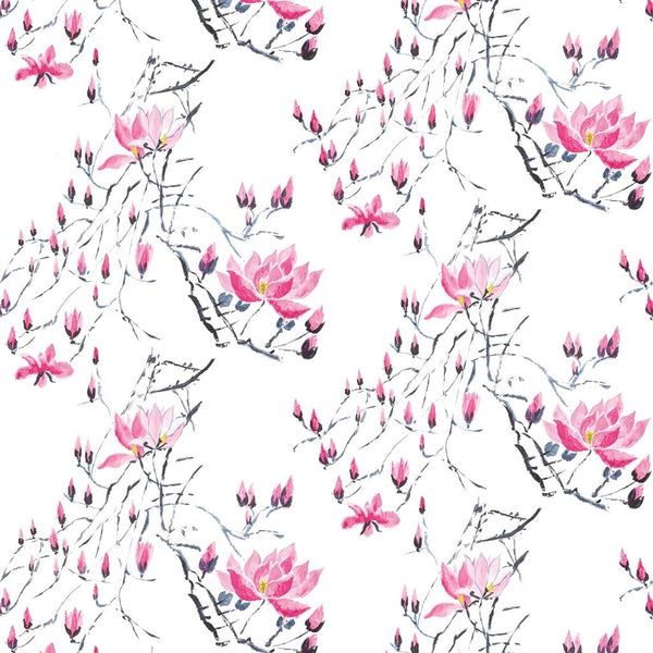 Madame Butterfly - Peony - Peony Wallcovering | Designers Guild