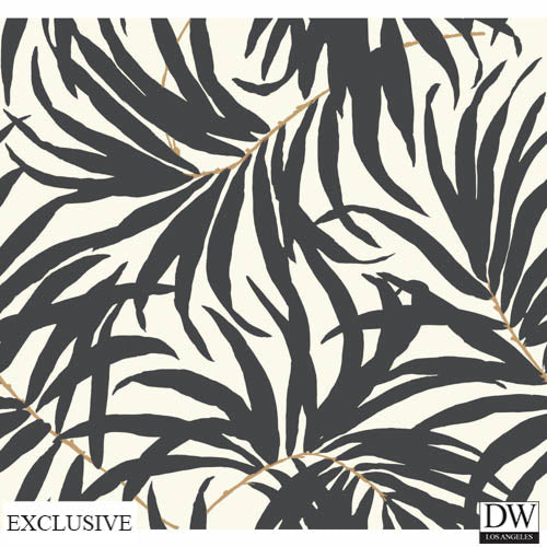 Komo Island Leaves Wallcovering