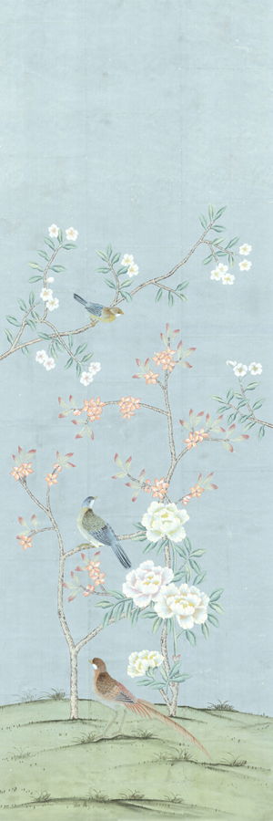 Et Cie The Rockefeller Blue Wall Mural Panel #2