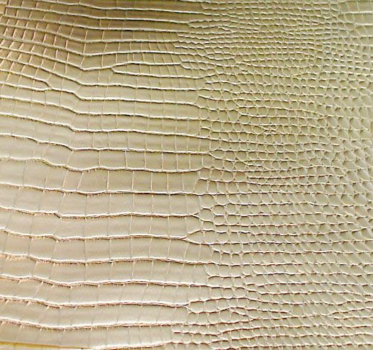 Faux Commercial Shiny Gold Embossed Vinyl - Less Shiny Aged Gold