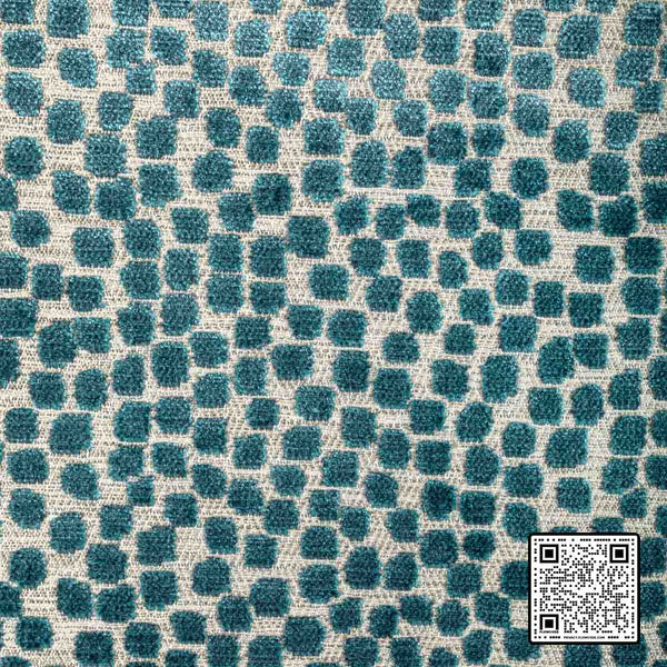  FLURRIES POLYESTER - 50%;VISCOSE - 50% GREY TURQUOISE TEAL UPHOLSTERY available exclusively at Designer Wallcoverings