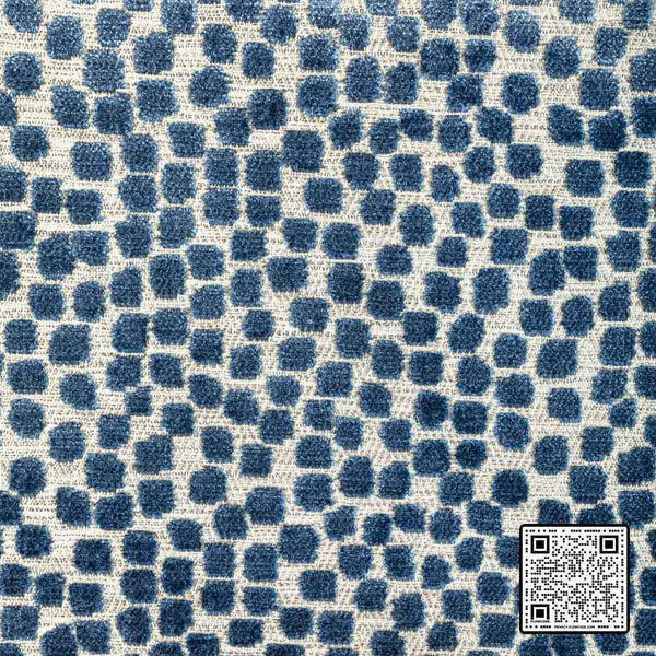  FLURRIES POLYESTER - 50%;VISCOSE - 50% GREY INDIGO BLUE UPHOLSTERY available exclusively at Designer Wallcoverings
