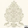Till Cream President Damask Wallpaper
