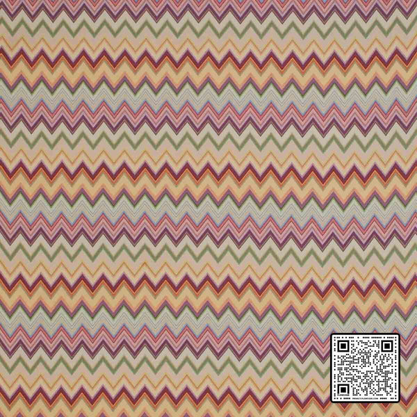  AGADIR COTTON - 76%;POLYESTER - 24% MULTI RED PURPLE UPHOLSTERY available exclusively at Designer Wallcoverings