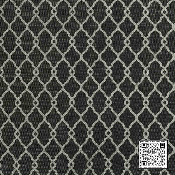  LURIE RECYCLED POLYESTER - 54%;POLYESTER - 46% CHARCOAL IVORY BLACK UPHOLSTERY available exclusively at Designer Wallcoverings