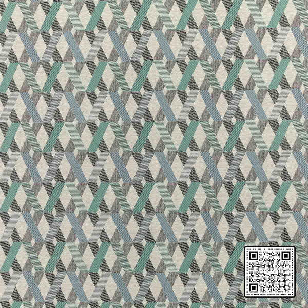  BRIDGEWORK POLYESTER BLUE BLACK WHITE UPHOLSTERY available exclusively at Designer Wallcoverings