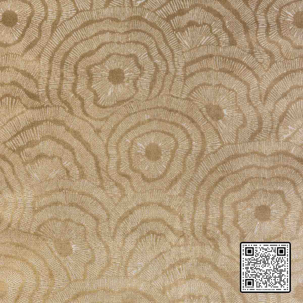  PANACHE VELVET SPUN VISCOSE - 61%;COTTON - 39% GOLD BEIGE YELLOW UPHOLSTERY available exclusively at Designer Wallcoverings