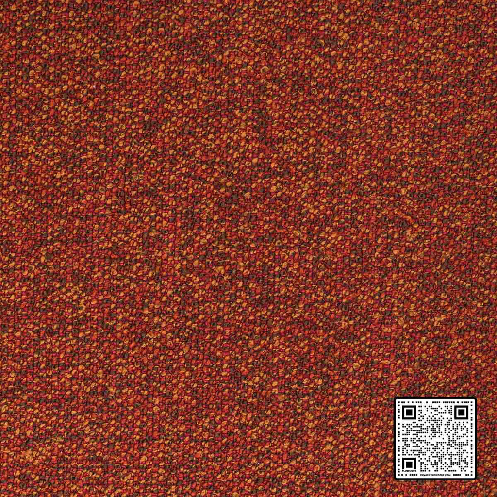  MATHIS POLYESTER RED ORANGE MULTI UPHOLSTERY available exclusively at Designer Wallcoverings