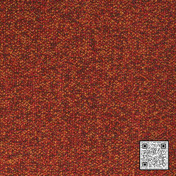  MATHIS POLYESTER RED ORANGE MULTI UPHOLSTERY available exclusively at Designer Wallcoverings