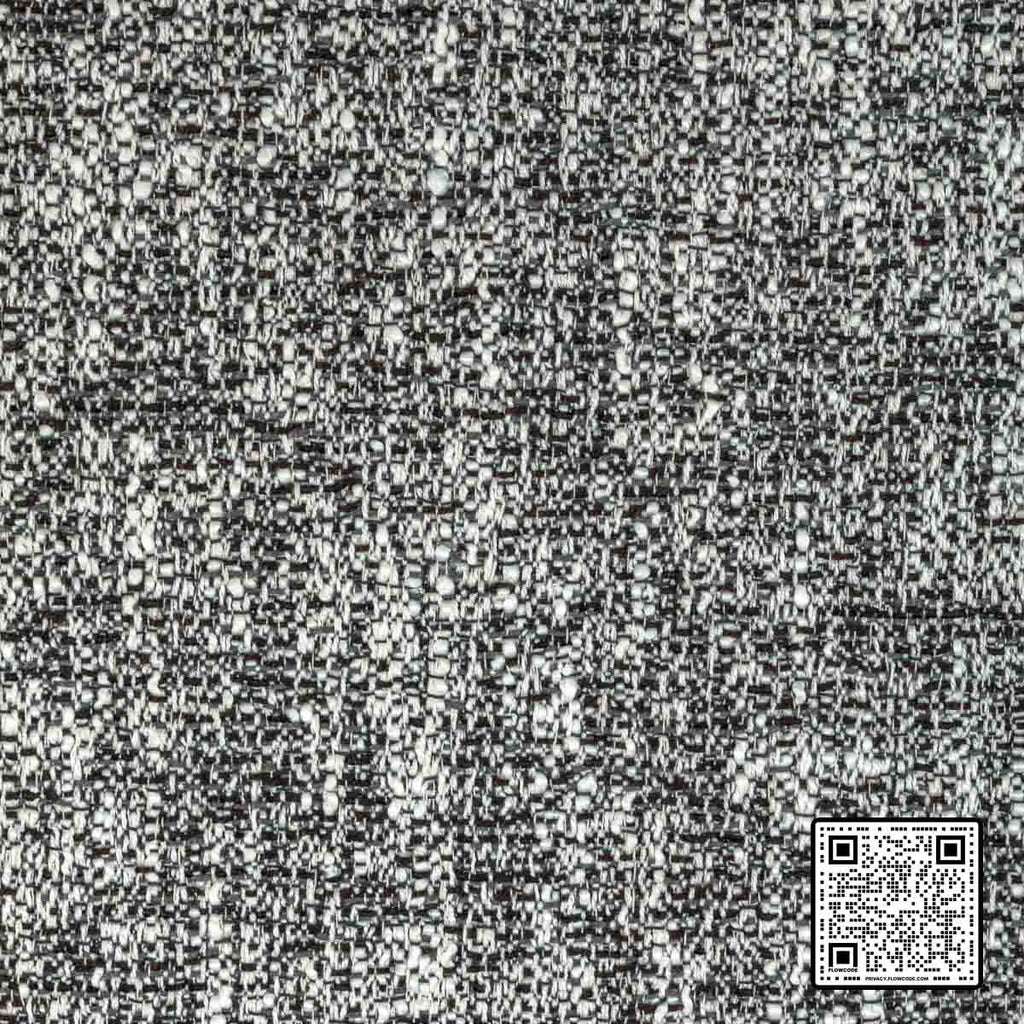  LANDRY POLYESTER CHARCOAL WHITE BLACK UPHOLSTERY available exclusively at Designer Wallcoverings