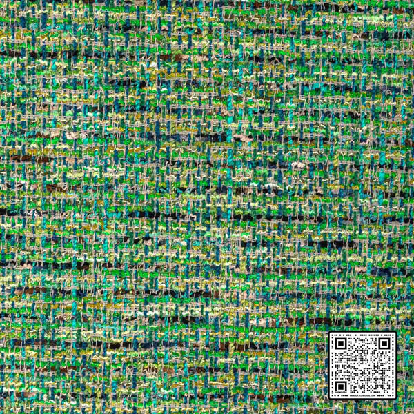 SALVADORE POLYESTER - 68%;VISCOSE - 29%;COTTON - 3% CHARTREUSE TURQUOISE CHARCOAL UPHOLSTERY available exclusively at Designer Wallcoverings