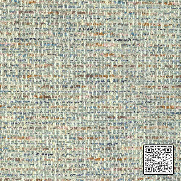  SALVADORE POLYESTER - 68%;VISCOSE - 29%;COTTON - 3% LIGHT BLUE PINK MULTI UPHOLSTERY available exclusively at Designer Wallcoverings