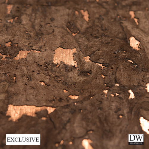 Chiba Natural Cork Brown on Copper Metallic | Phillipe Romano