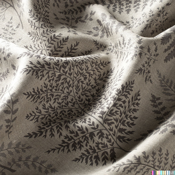 Botanica Tropical Leaf Linen Fabric
