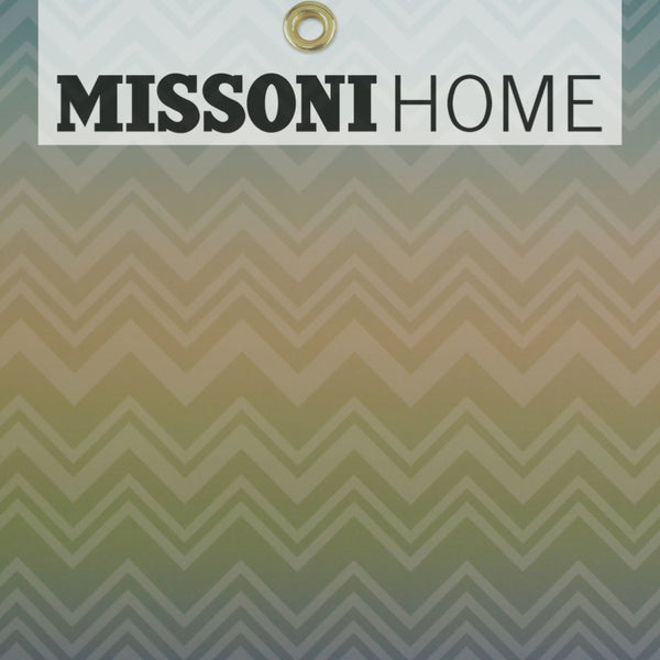 Missoni Home Zig Zag Sfumato Wallpaper - Green Ombre