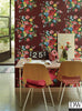 Ayaanle Burgundy Dutch Painters Floral Wallpaper