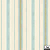 Kylie Aqua Cabin Stripe Wallpaper