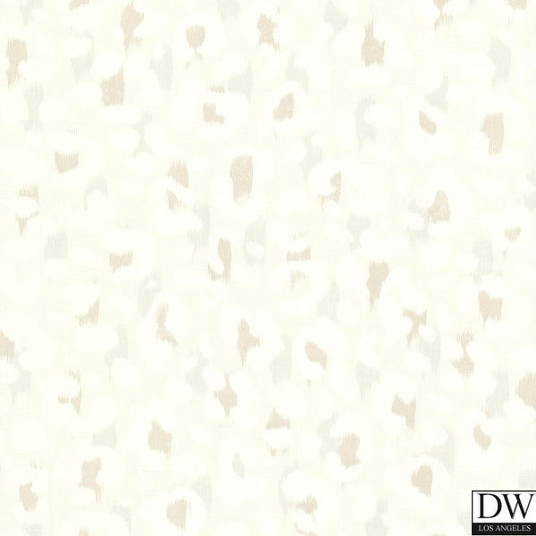 Talamanca Beige Abstract Leopard Wallpaper