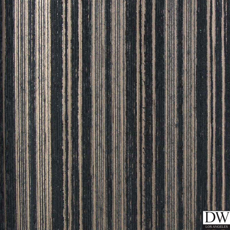 Bella Catania Chenille Fabric Stripe Wallpaper | Phillipe Romano
