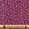 FXX - 3210 Cubist Glitter Cubic Pink Metallic designer-wallcoverings-los-angeles