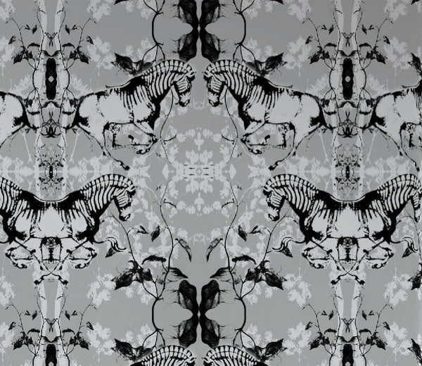 Zephyr Zebras Architectural Wallcovering