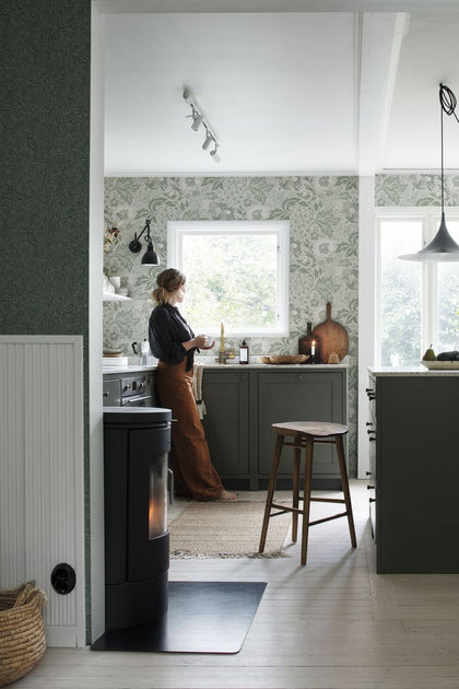 Ava - Pistachio Wallcovering | Sandberg