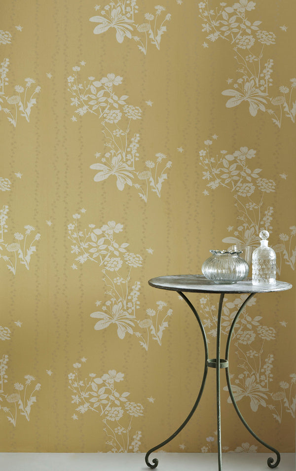 Wild Meadow - Gold Yellow | British Walls