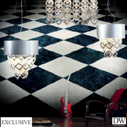 Tilted Checkerboard Wallmural