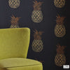 Pineapple - Wallpaper - Charcoal