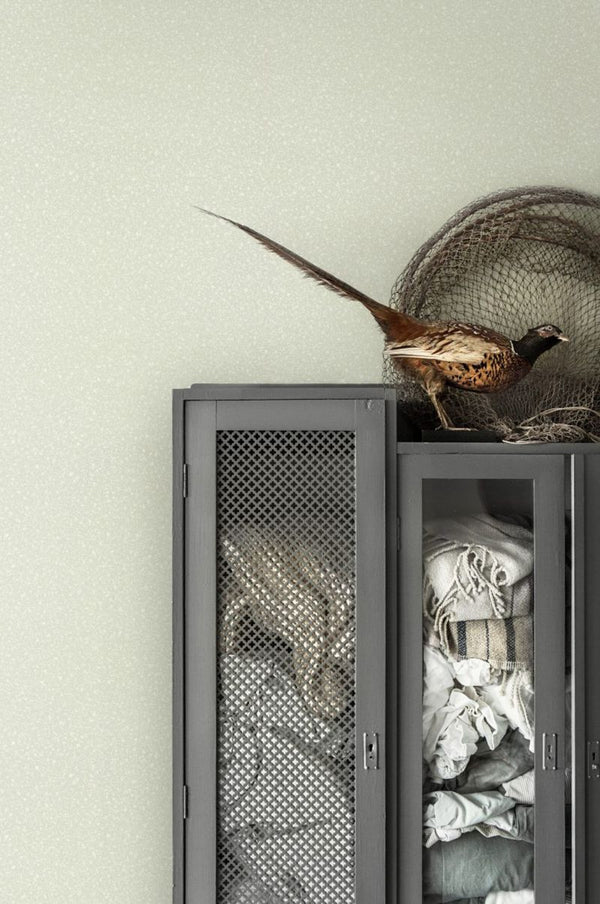 Knut green Wallcovering | Sandberg