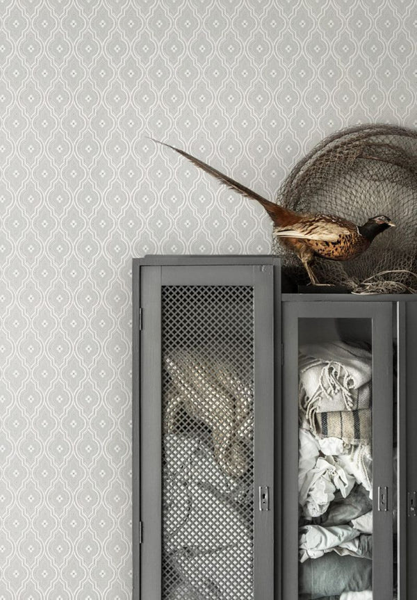 Viola light grey Wallcovering | Sandberg